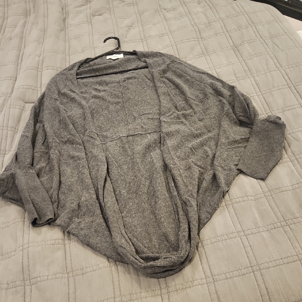 Calvin Klein Charcoal Gray Women's Poncho Size L!